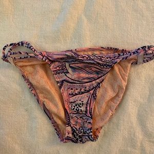 Victoria secret pink strappy side bikini bottom XS